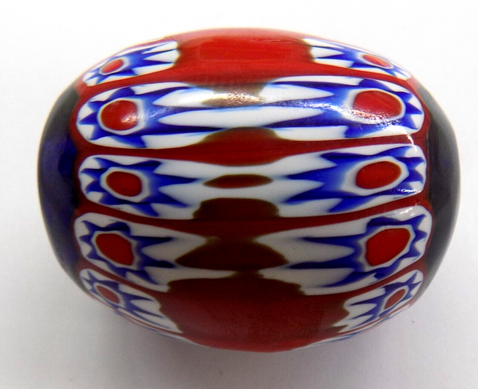 One of a Kind RARE Chevron Mosaic African Trade Bead W10 #1 One of a Kind RARE Chevron Mosaic African Trade Bead W10 #1