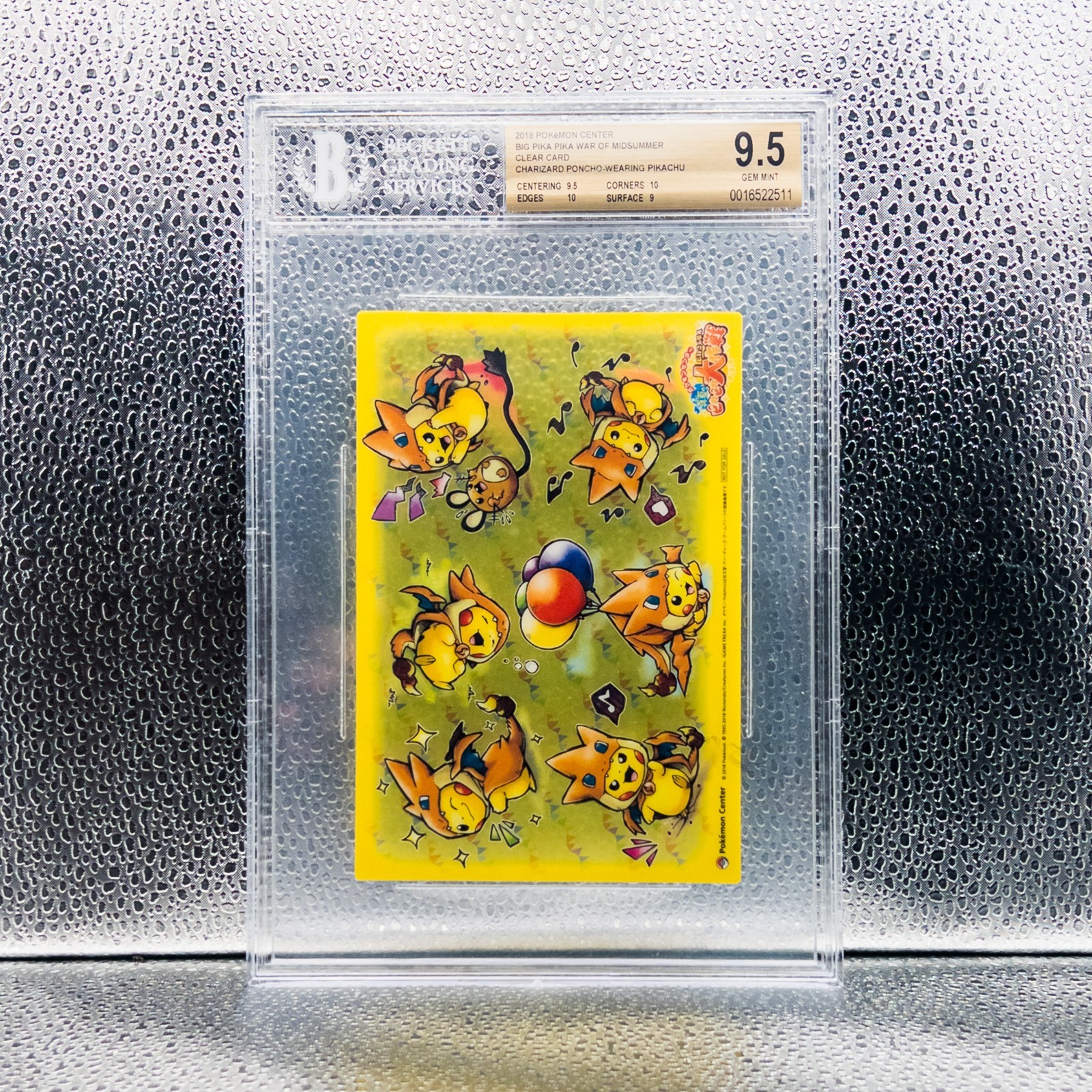2018 Pokemon Center Clear Postcard Pikachu Charizard Poncho Becket 9.5 2018 Pokemon Center Clear Postcard Pikachu Charizard Poncho Becket 9.5