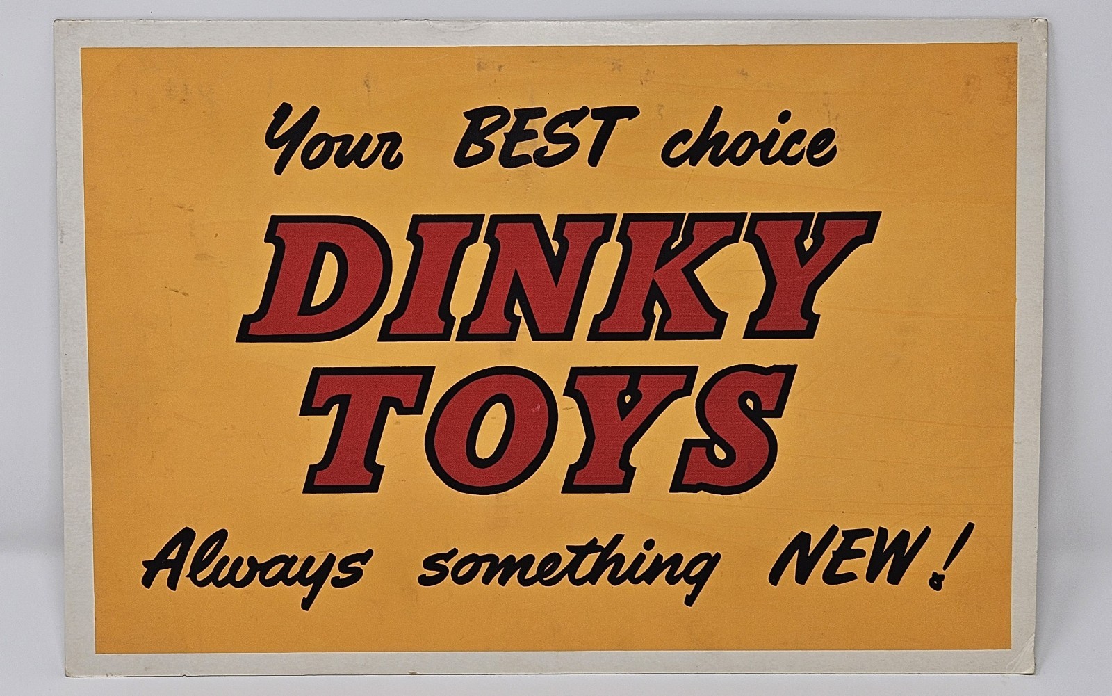 Rare Vintage Dinky Toys Factory Cardboard Store Display Rare Vintage Dinky Toys Factory Cardboard Store Display