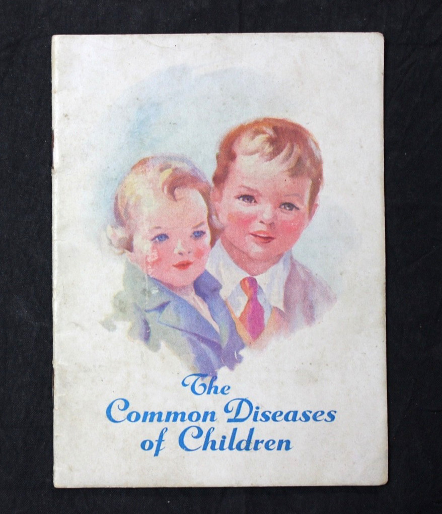 1935 THE COMMON DISEASES OF CHILDREN BOOKLET ~ PRUDENTIAL INSURANCE