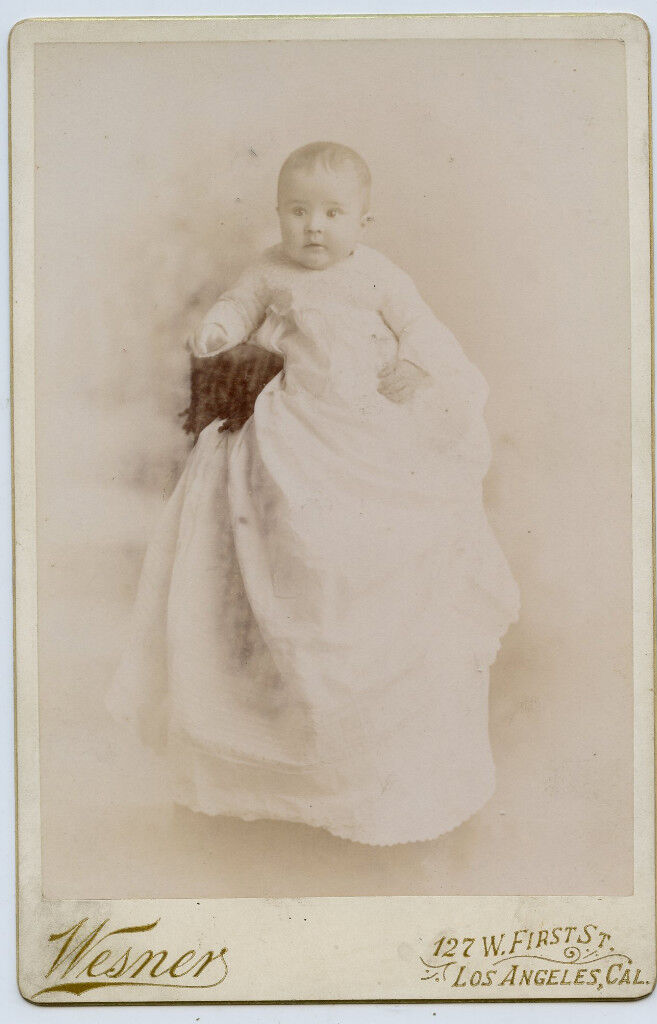 Cabinet Photo- Los Angeles California - Baby Long Gown