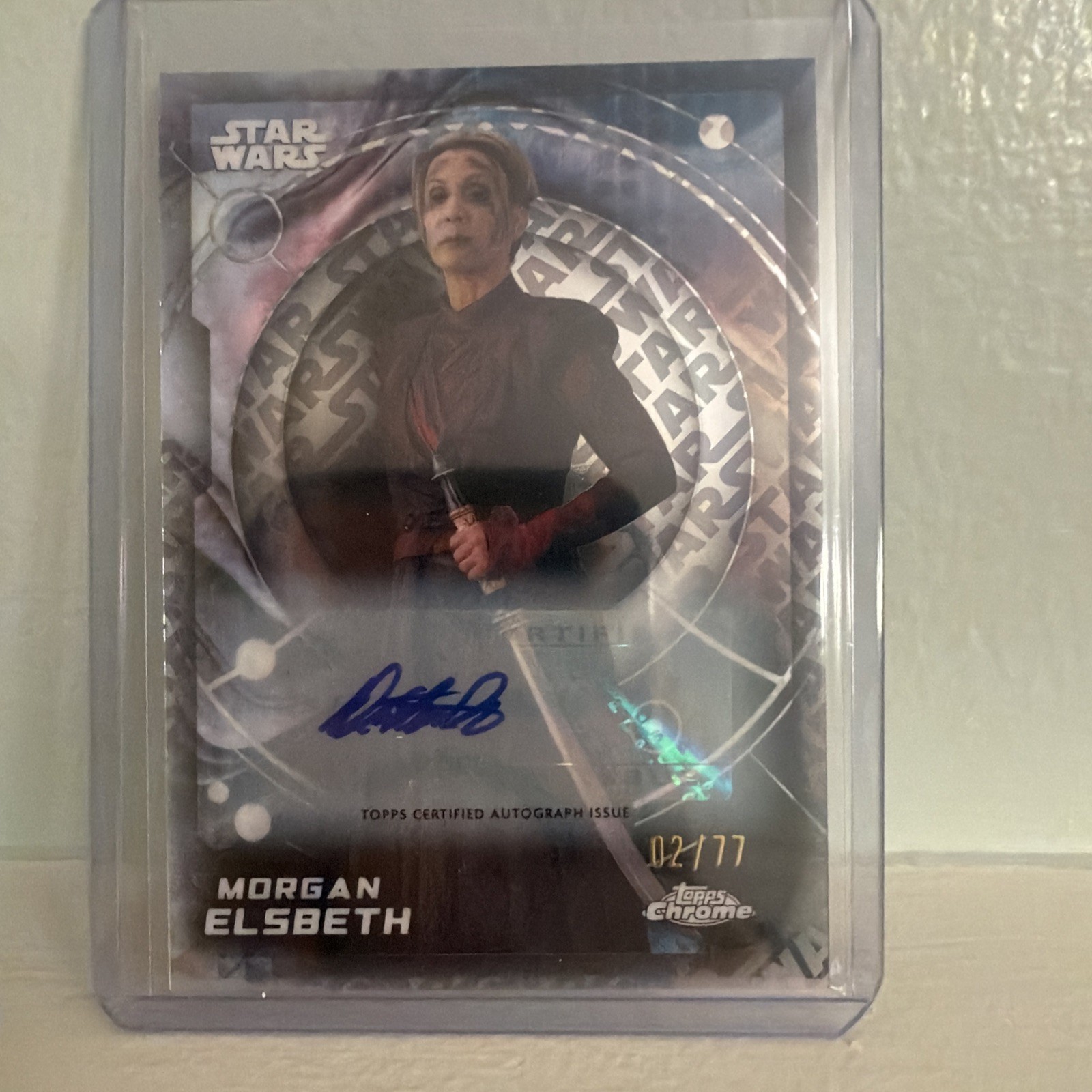 2026 Chrome Star Wars Morgan Elsbeth Diana Lee Inosanto Auto Logofractor /77 2026 Chrome Star Wars Morgan Elsbeth Diana Lee Inosanto Auto Logofractor /77