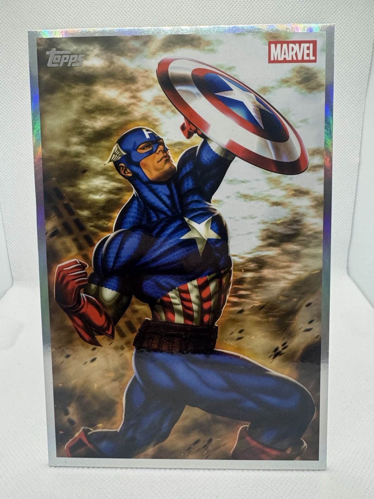 Topps 2026 Marvel Vault Vault Originals Captain America Box Top VO-04 Ariel Diaz Topps 2026 Marvel Vault Vault Originals Captain America Box Top VO-04 Ariel Diaz