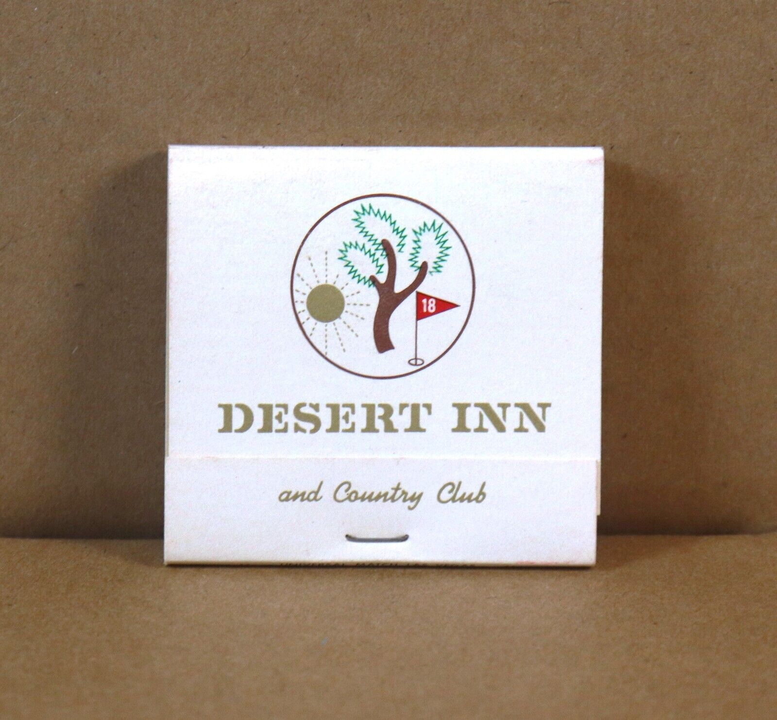 Vintage Desert Inn Country Club Las Vegas Nevada Full Matchbook Universal Match