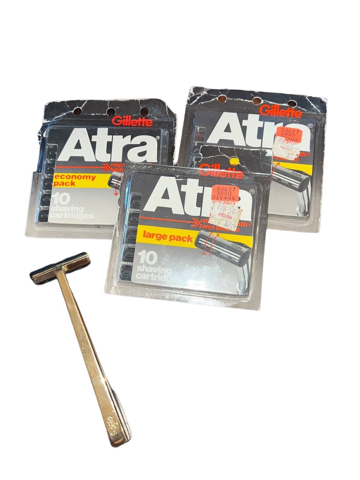 Vintage 1990’s Ralph Lauren Polo Brads Razor & 30 Cartridges USA made Atra