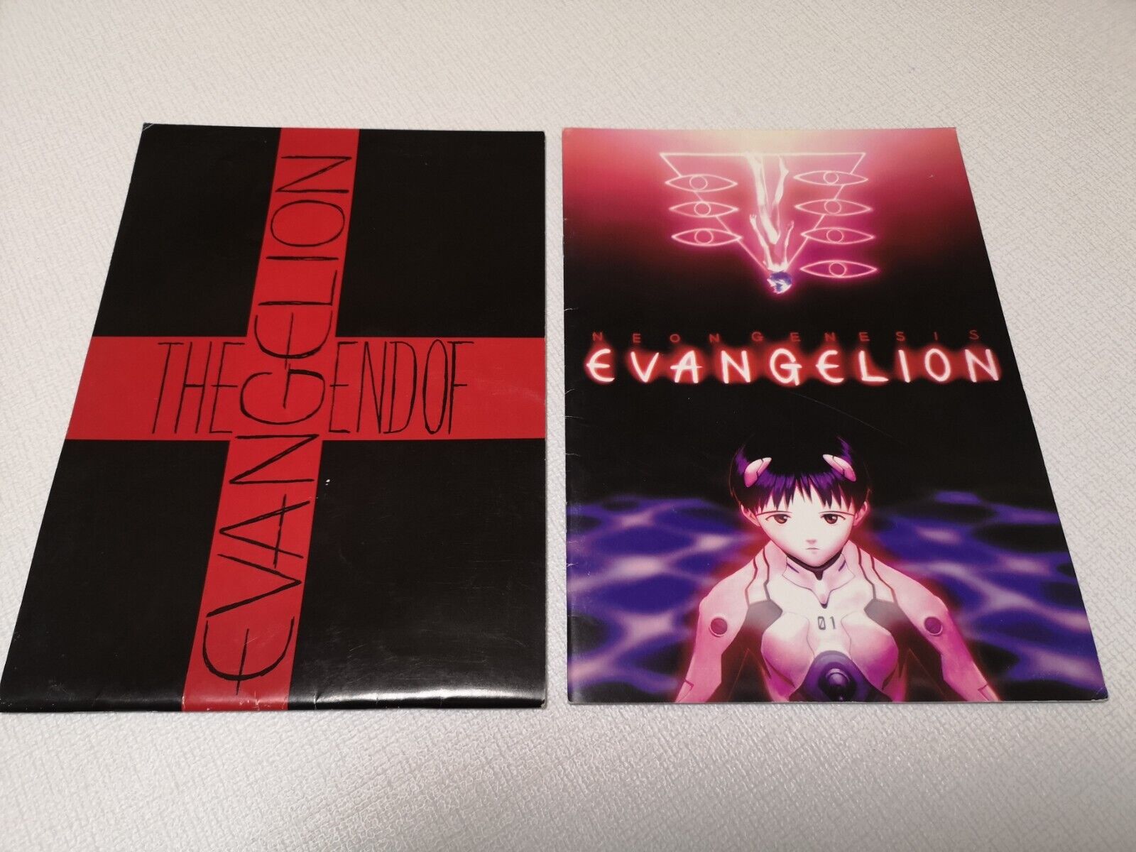The End of Evangelion Air Death Rebirth Movie Program Pamphlet Set of 2