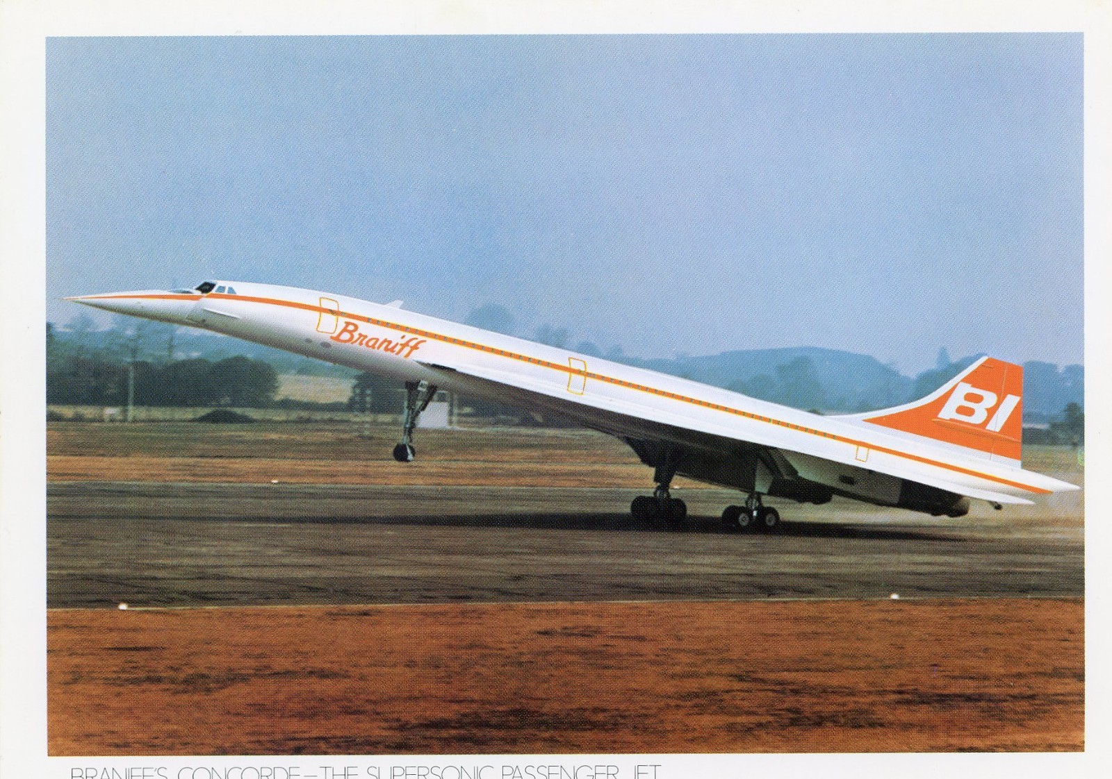 BRANIFF INTERNATIONAL  AIRLINES  CONCORDE  AIRLINE ISSUE AIR FRANCE/ BRITISH A/W