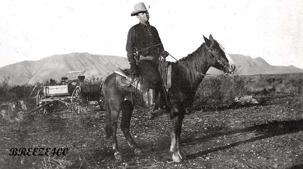 Criminals & Lawmen/EARLY 1900\'s LAWMAN TEXAS RANGER FRANK HAMER/4x6 B&W Reprint
