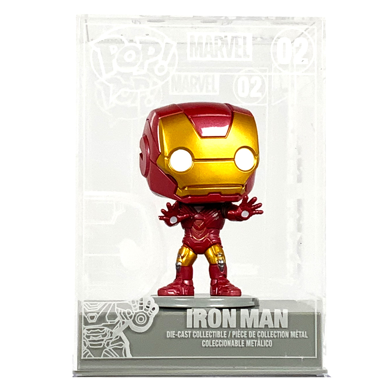 Funko Pop Cave MARVEL: IRON MAN Die Cast Display Unit NOT Mint SUPER LOW PRICE