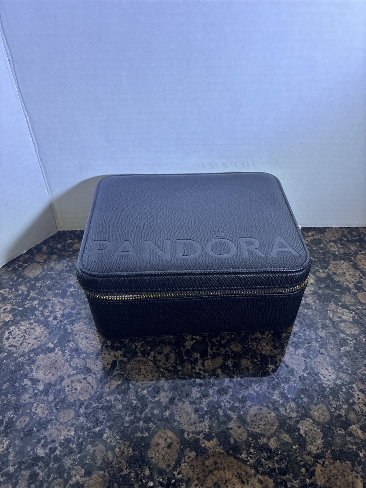 Pandora Jewelry Box Travel Case Black Pink Organizer Storage Zippered Pandora Jewelry Box Travel Case Black Pink Organizer Storage Zippered