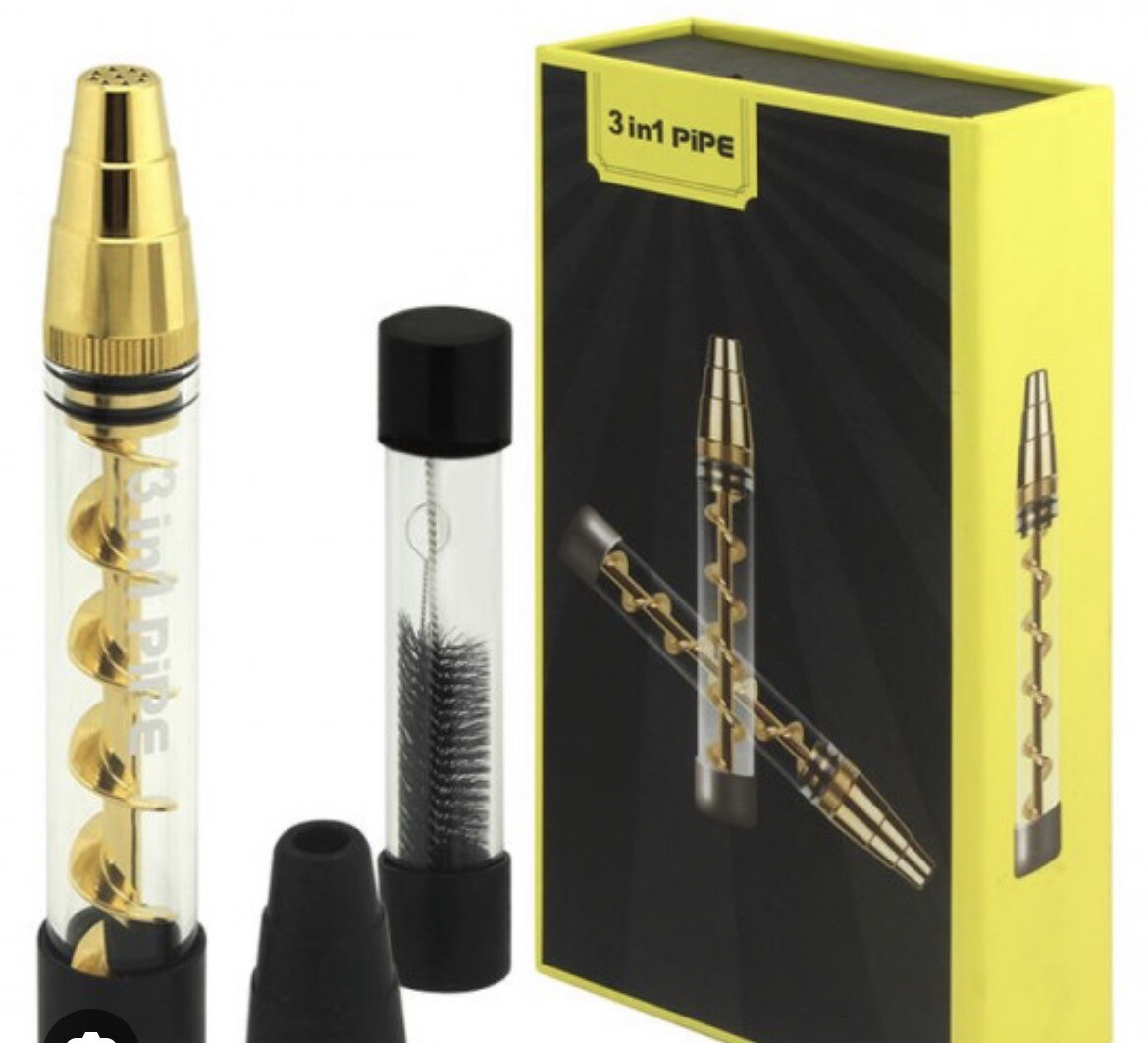 Glass Bunt Pipe 3 In 1