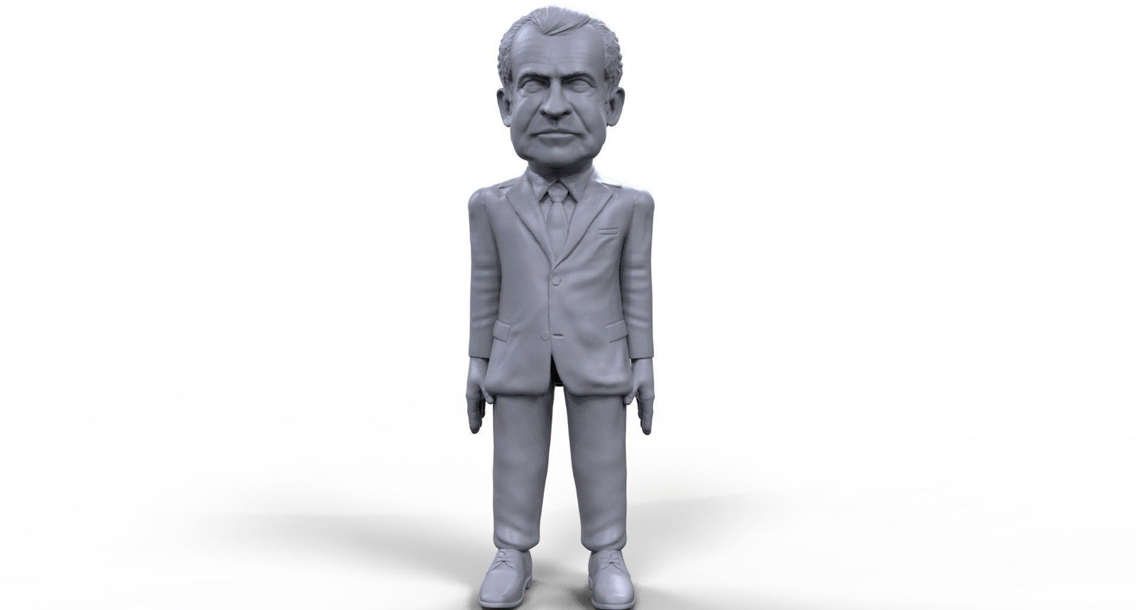 Richard Nixon Statue 8 Inches-Grey Richard Nixon Statue 8 Inches-Grey