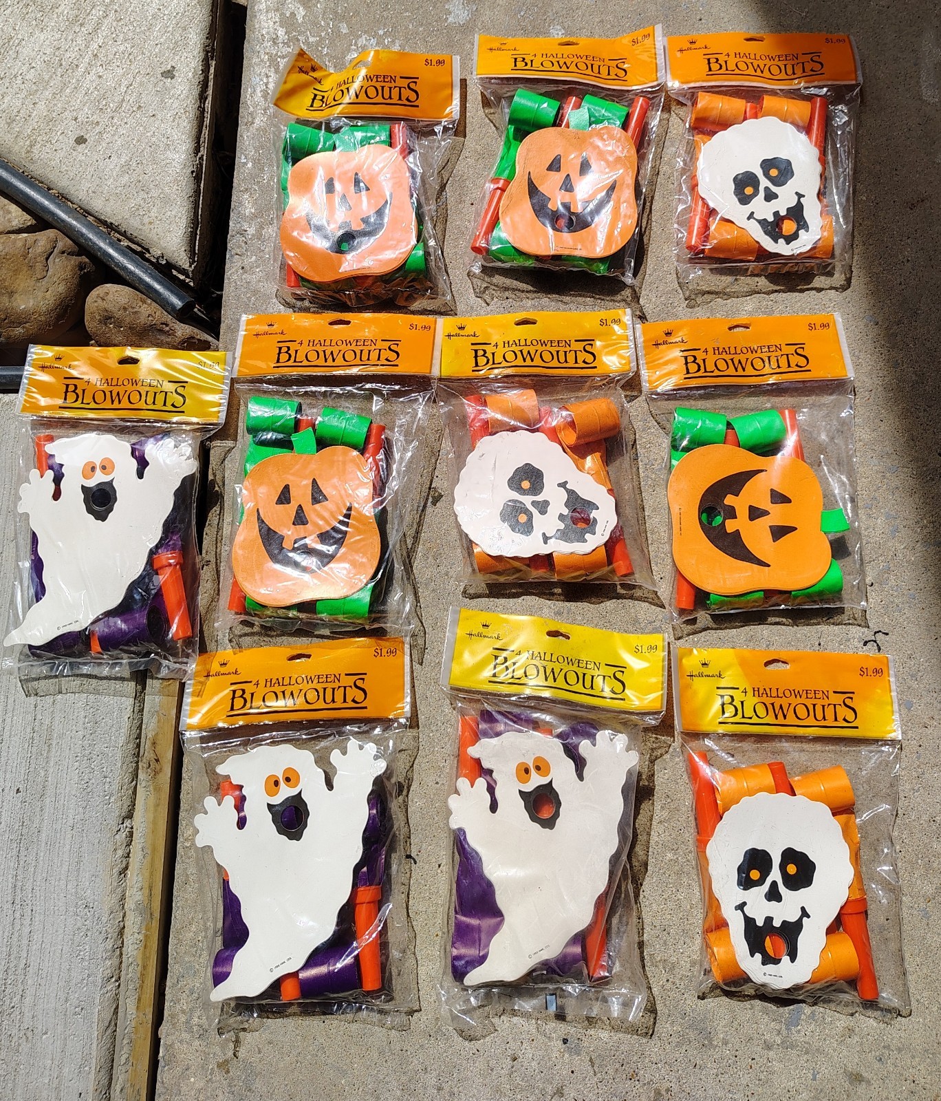 Vtg 1988 Hallmark Halloween Blowouts NIP LOT of 10 Pkgs Vtg 1988 Hallmark Halloween Blowouts NIP LOT of 10 Pkgs