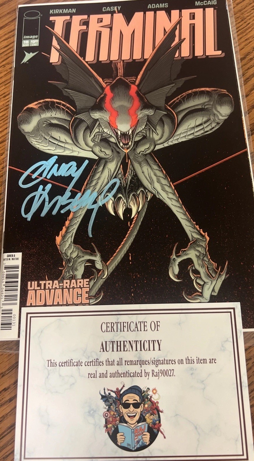 Terminal #10 Ultra-Rare Advance Edition Variant Signed Andy Kubert W/ COA Terminal #10 Ultra-Rare Advance Edition Variant Signed Andy Kubert W/ COA