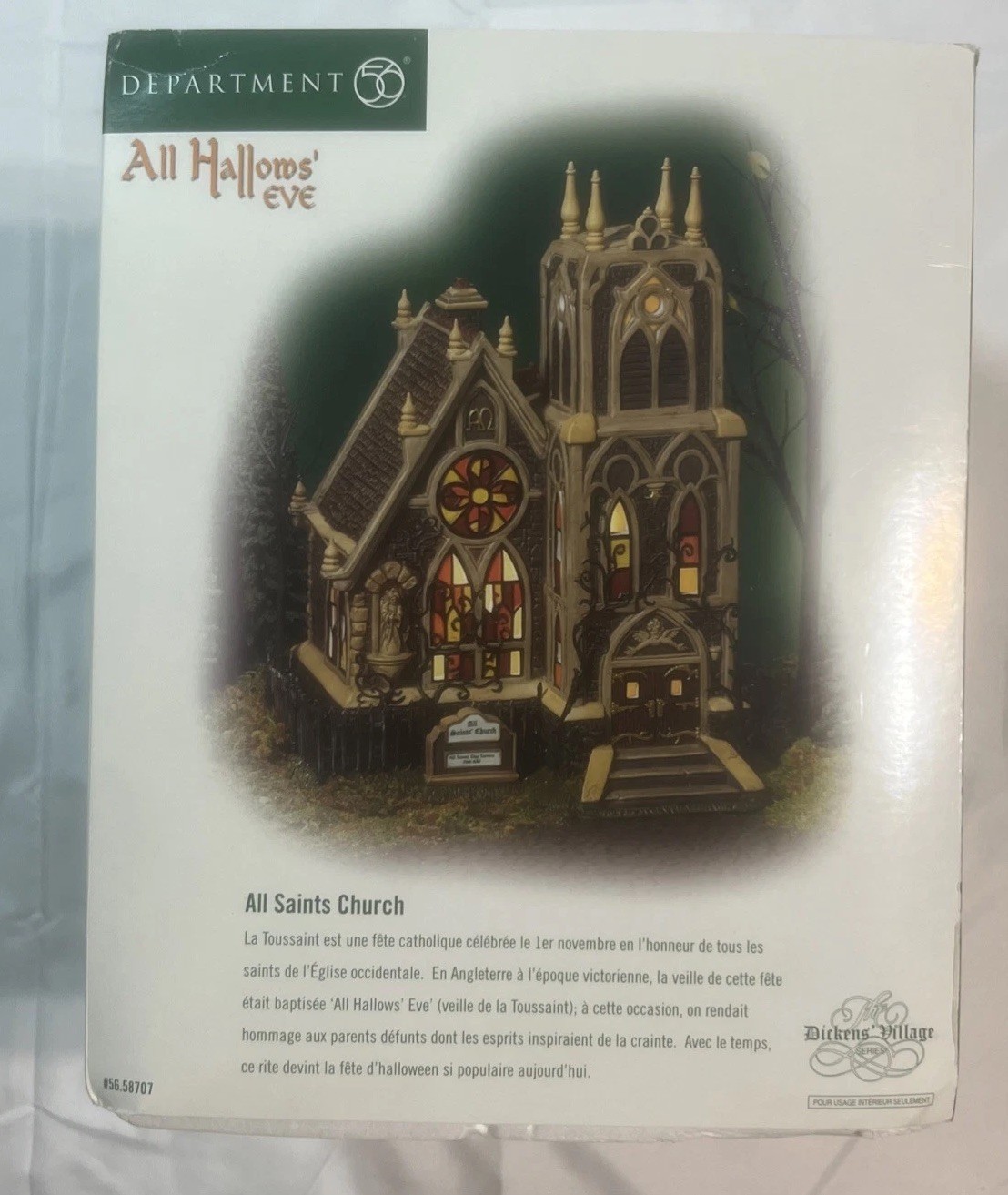 Department 56 All Hallows Eve All Saints Church 56.58707 Department 56 All Hallows Eve All Saints Church 56.58707