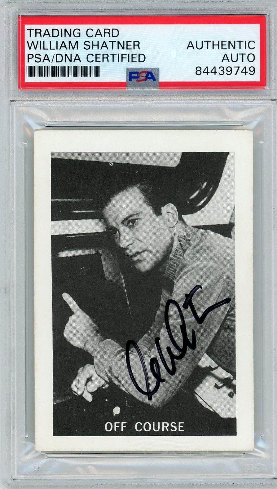 William Shatner 1967 Leaf Star Trek #64 Rookie PSA/DNA Autograph Captain Kirk RC William Shatner 1967 Leaf Star Trek #64 Rookie PSA/DNA Autograph Captain Kirk RC