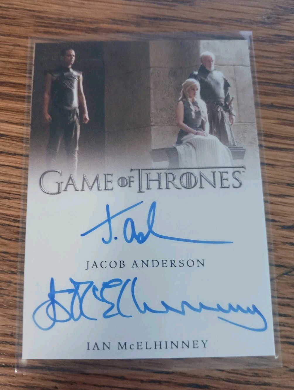 Game of Thrones The Complete Vol. 2 Jacob Anderson Ian McElhinney Dual Autograph Game of Thrones The Complete Vol. 2 Jacob Anderson Ian McElhinney Dual Autograph