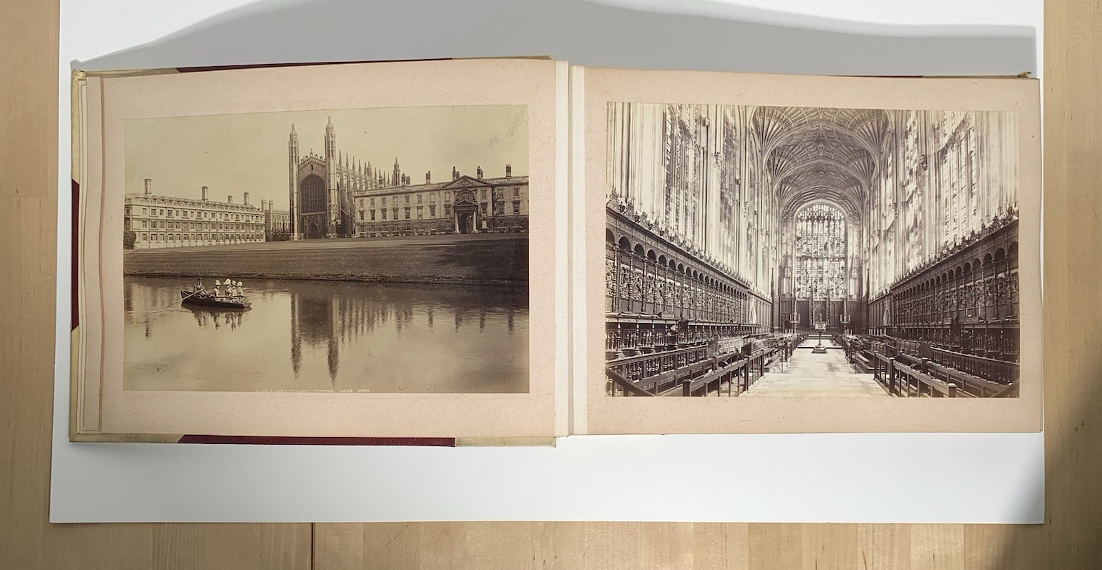 19th Century ENGLAND 133 PHOTOGRAPHS ALBUM Leather Bound GRAND TOUR