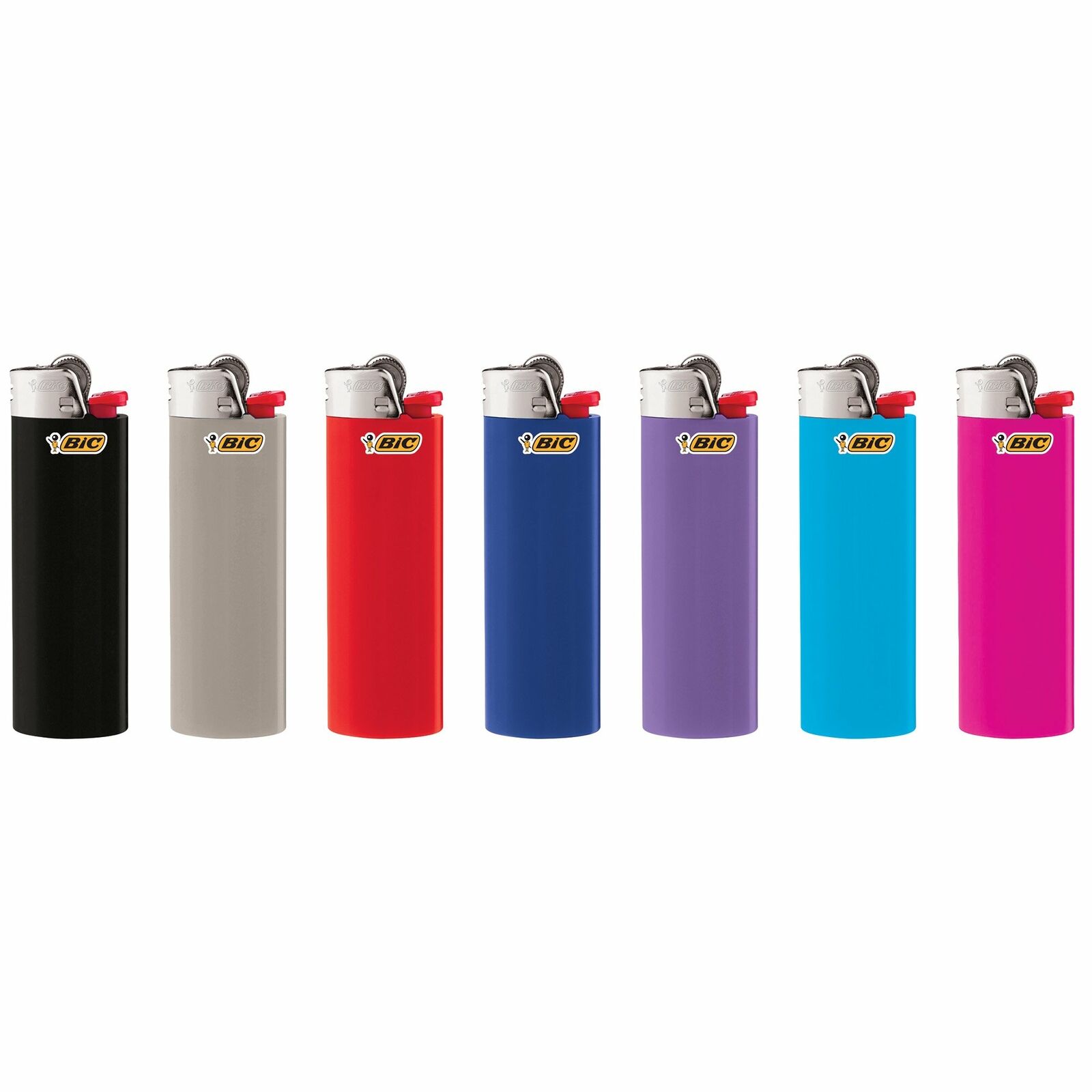 BIC Classic Lighter Assorted Colors 8-Pack (Colors May Vary) Regular Full Size 