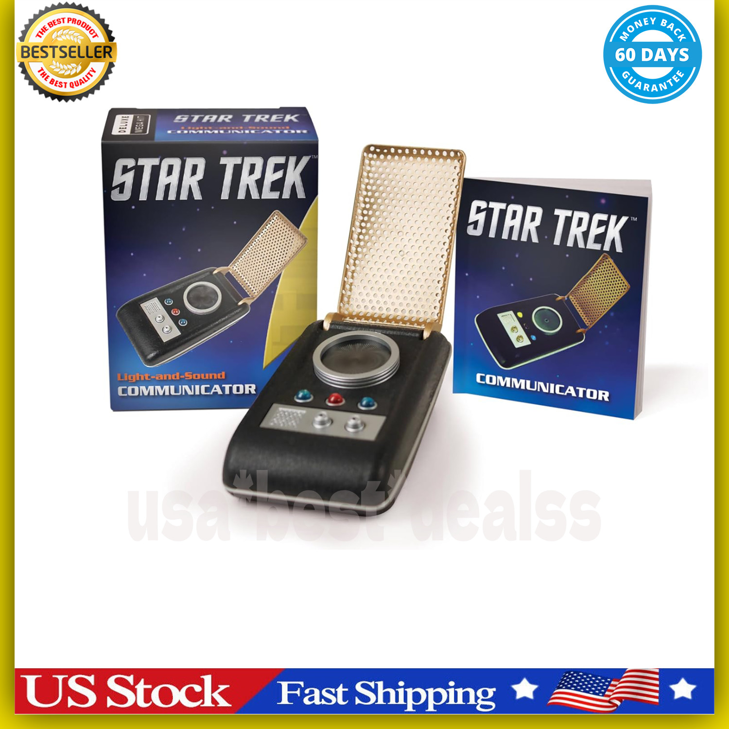 Star Trek WB Light Sound Communicator: Sci-Fi Collectible Prop Star Trek WB Light Sound Communicator: Sci-Fi Collectible Prop