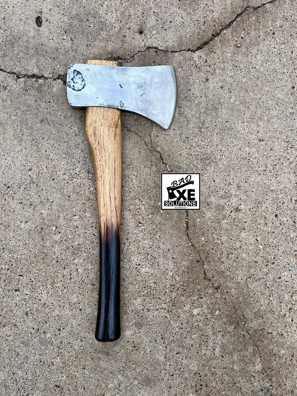 Bad-Axe Wedge Banger / Camp Axe, 3.2lb Mann Axe Head on 19in Miner Handle Bad-Axe Wedge Banger / Camp Axe, 3.2lb Mann Axe Head on 19in Miner Handle