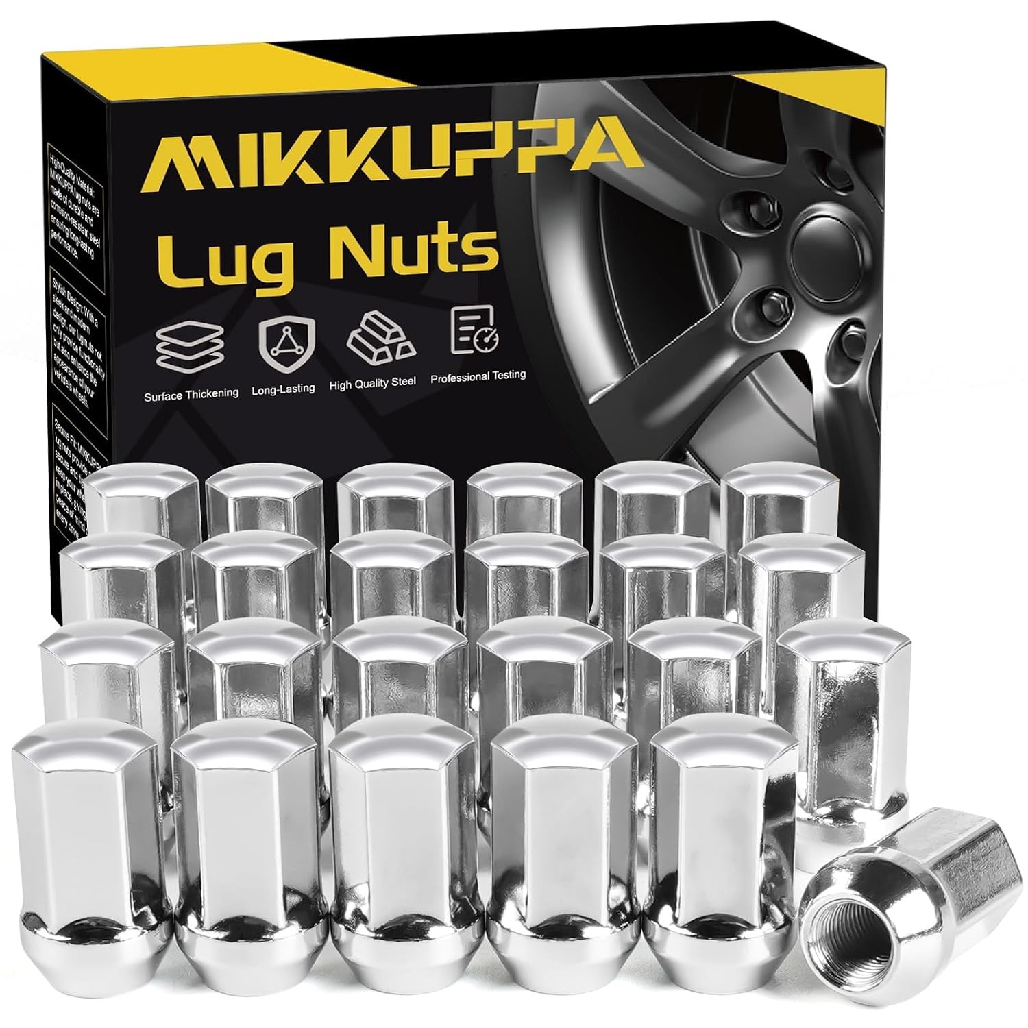 M14x1.5 Silver Lug Nuts 24PCS Chevy GMC Buick OEM Wheel Lug Nut Replacement M14x1.5 Silver Lug Nuts 24PCS Chevy GMC Buick OEM Wheel Lug Nut Replacement