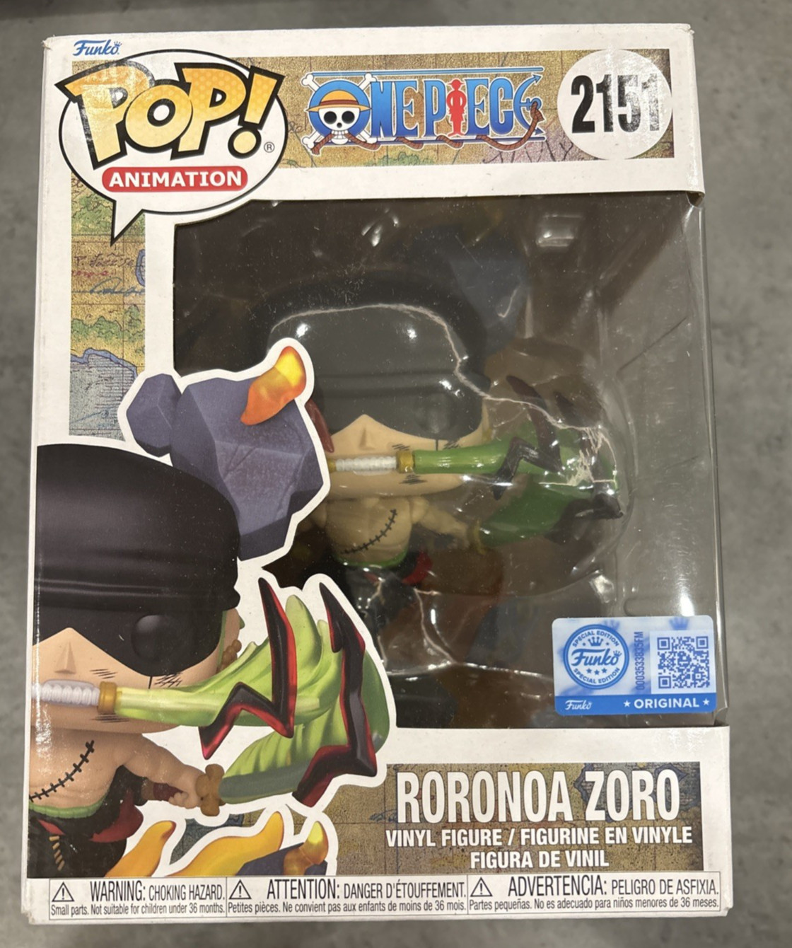 Funko POP One piece: King Of Hell Zoro # 2151 Funko POP One piece: King Of Hell Zoro # 2151