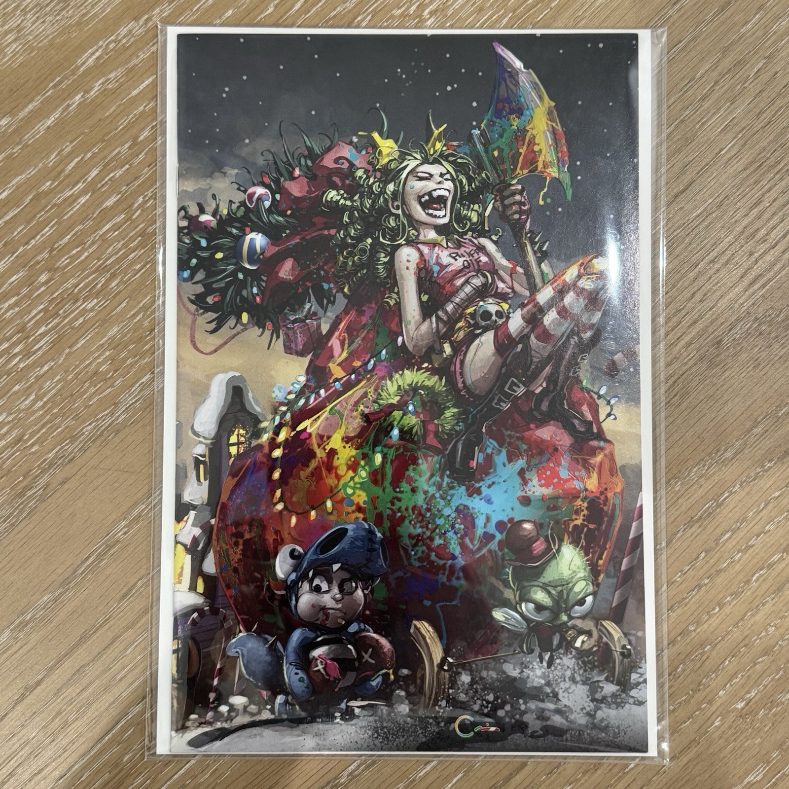 I Hate Fairyland #1 Clayton Crain Exclusive LTD 365 Signed Numbered XMAS COA HTF I Hate Fairyland #1 Clayton Crain Exclusive LTD 365 Signed Numbered XMAS COA HTF