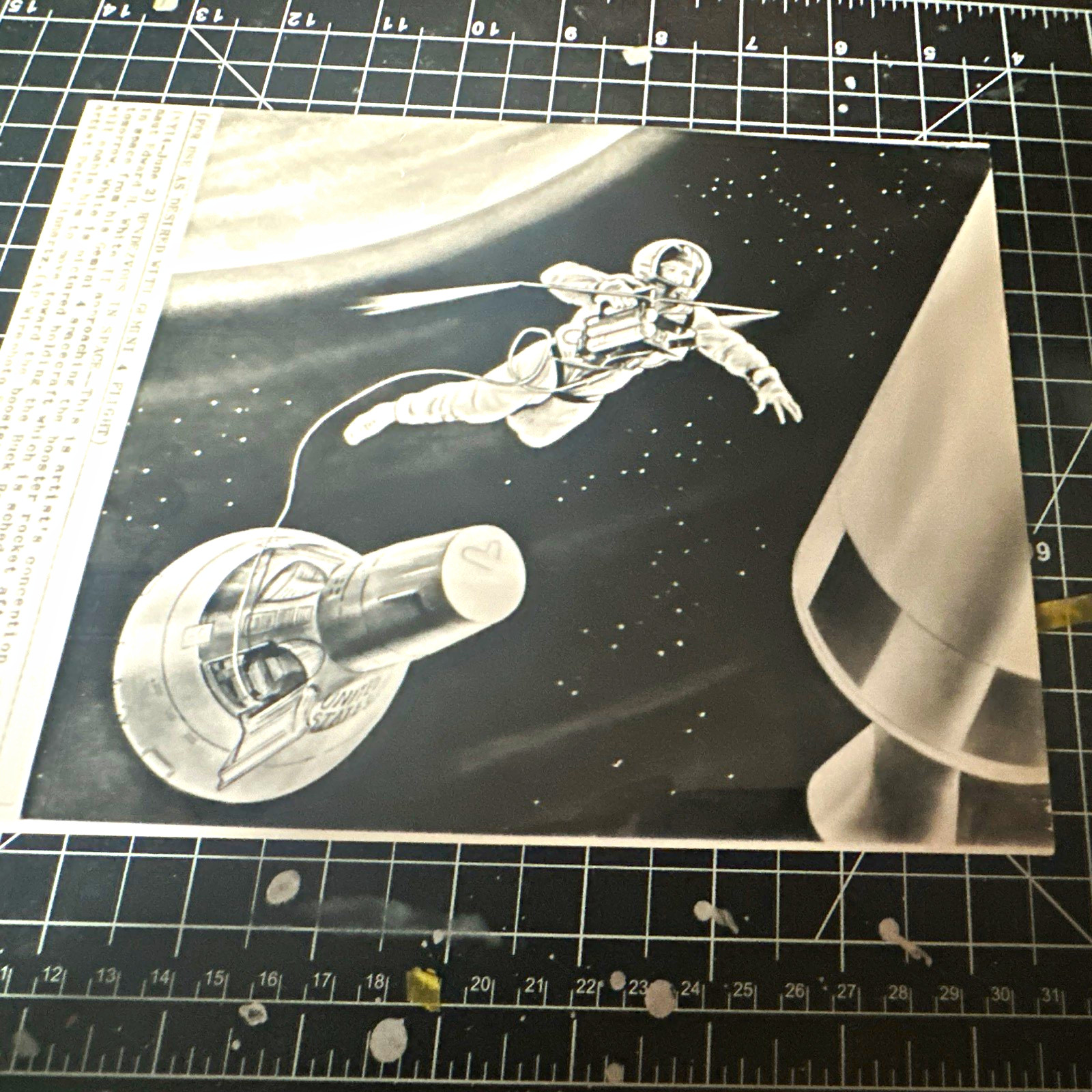 NASA Program Gemini Rendezvous in Space - Photo - 1965 NASA Program Gemini Rendezvous in Space - Photo - 1965