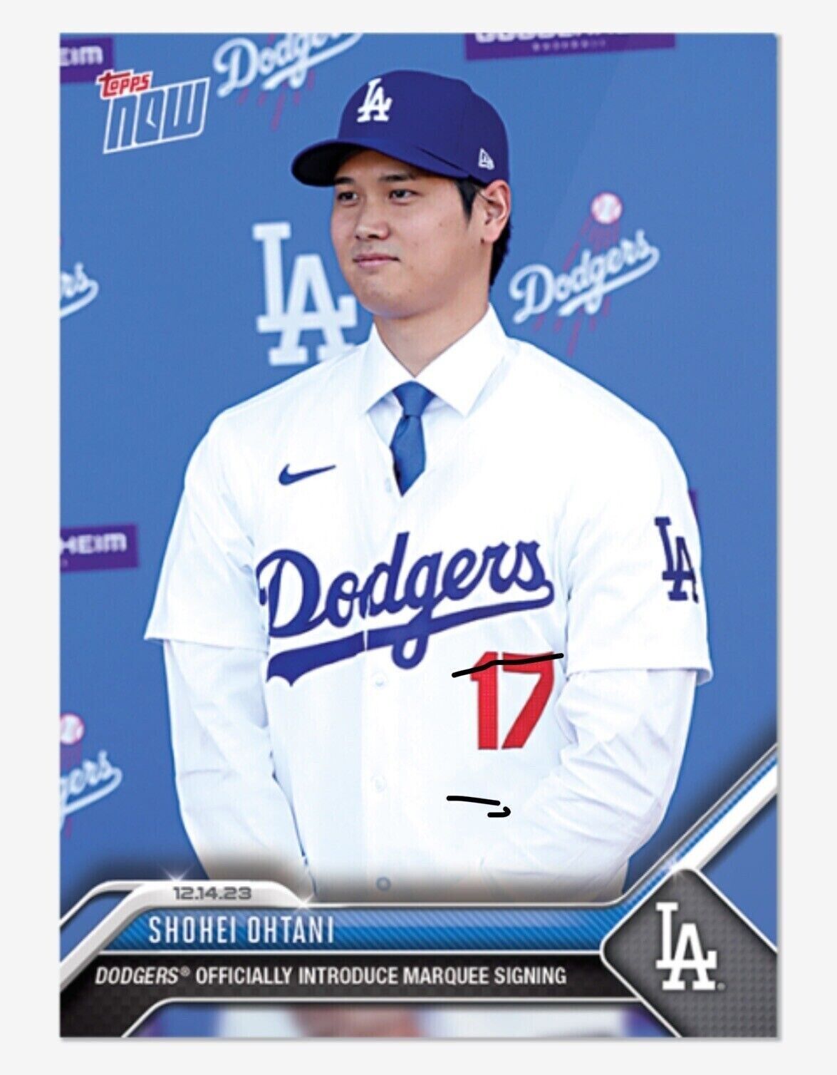 SHOHEI OHTANI 2023 MLB TOPPS NOW #OS-23 Los Angeles Dodgers IN HAND