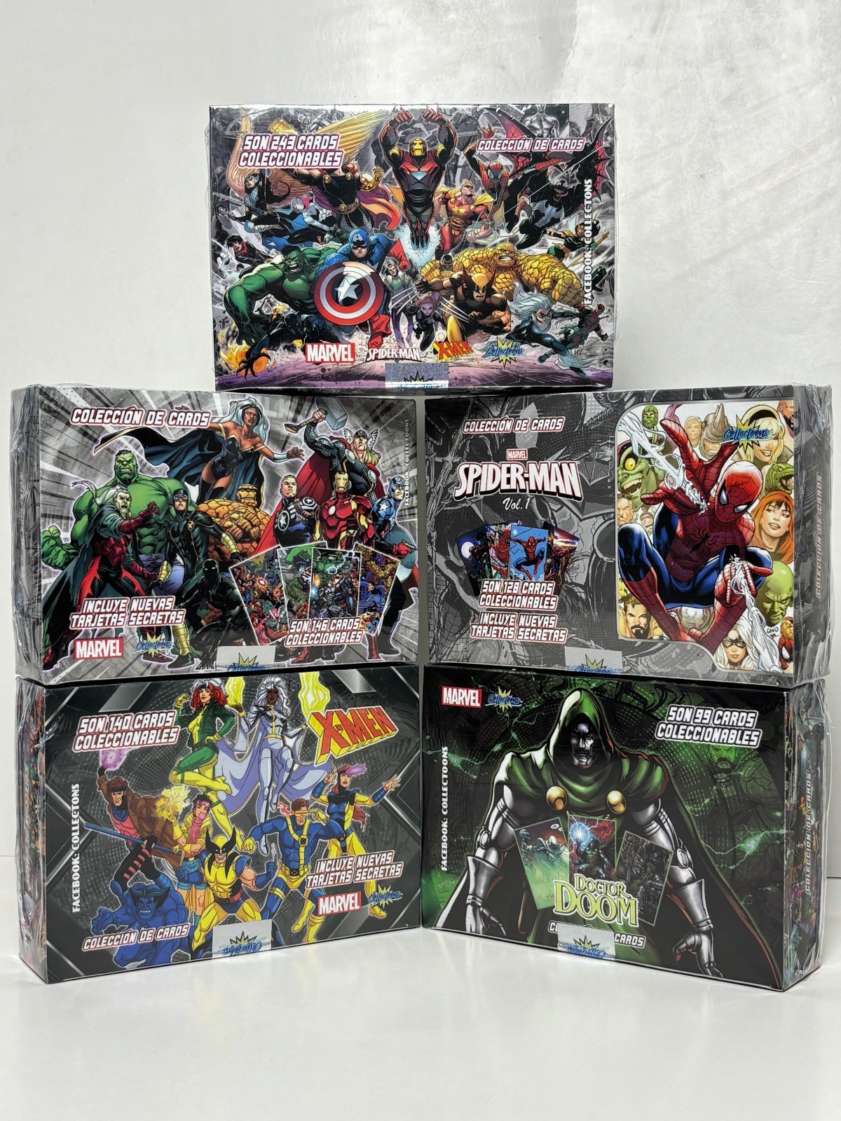 5 BOXES - MARVEL COLLECTIONS Collectoons Cards - 120 Sealed Packs 5 BOXES - MARVEL COLLECTIONS Collectoons Cards - 120 Sealed Packs