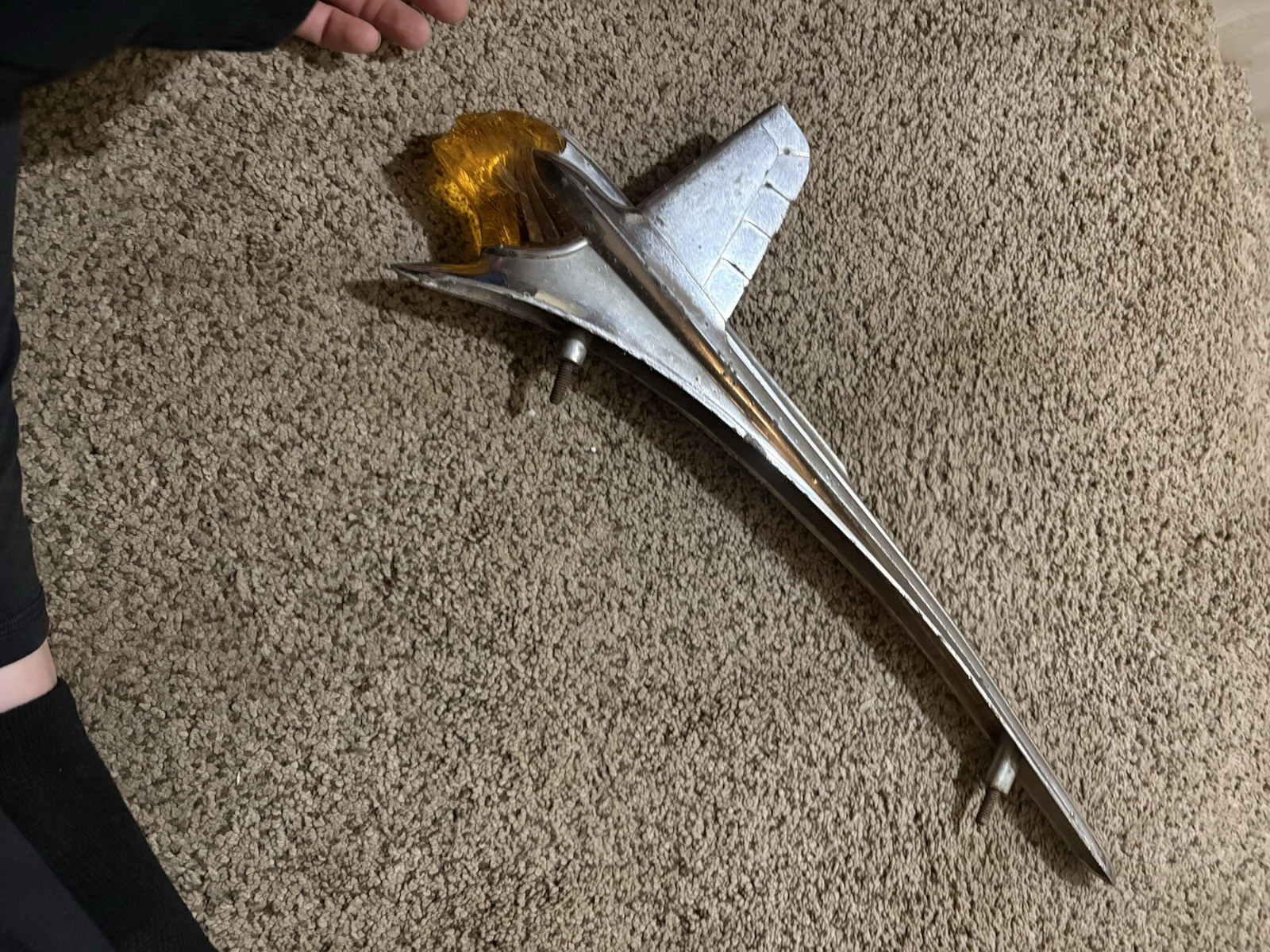 1950 Pontiac Chieftain Illuminated Hood Ornament 1950 Pontiac Chieftain Illuminated Hood Ornament