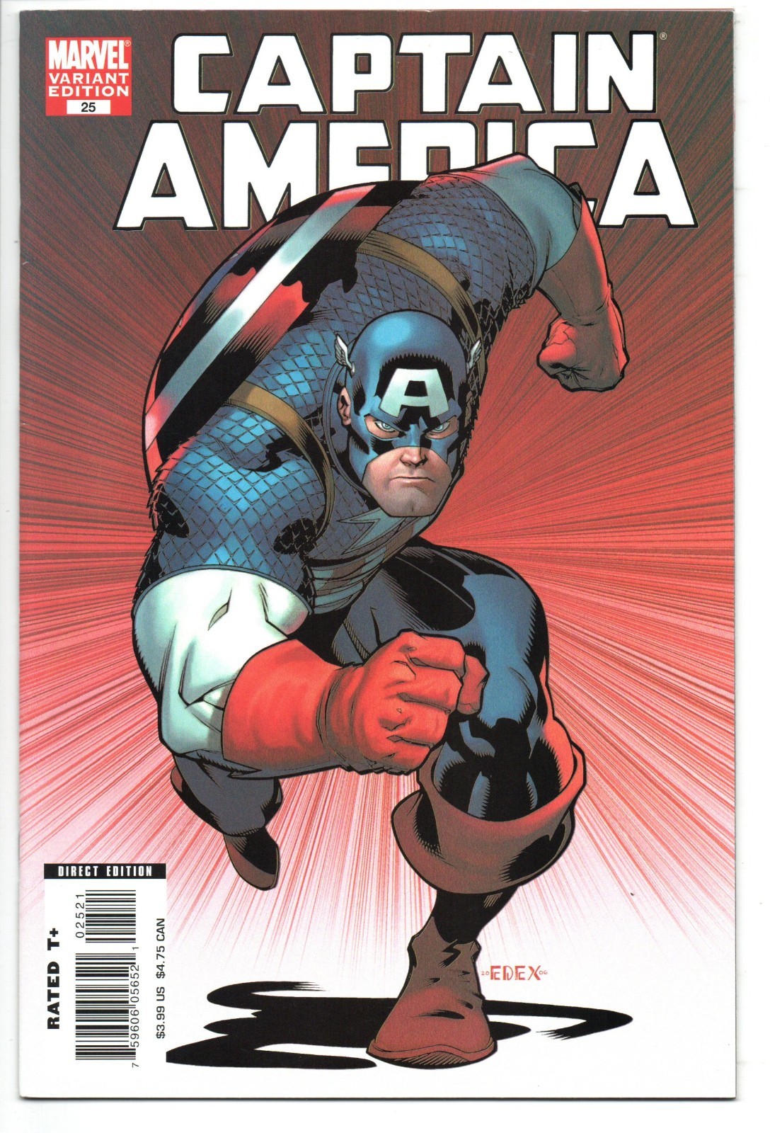 Captain America #25 | Marvel 2007 | Death of Captain America 1:10 McGuinness Var
