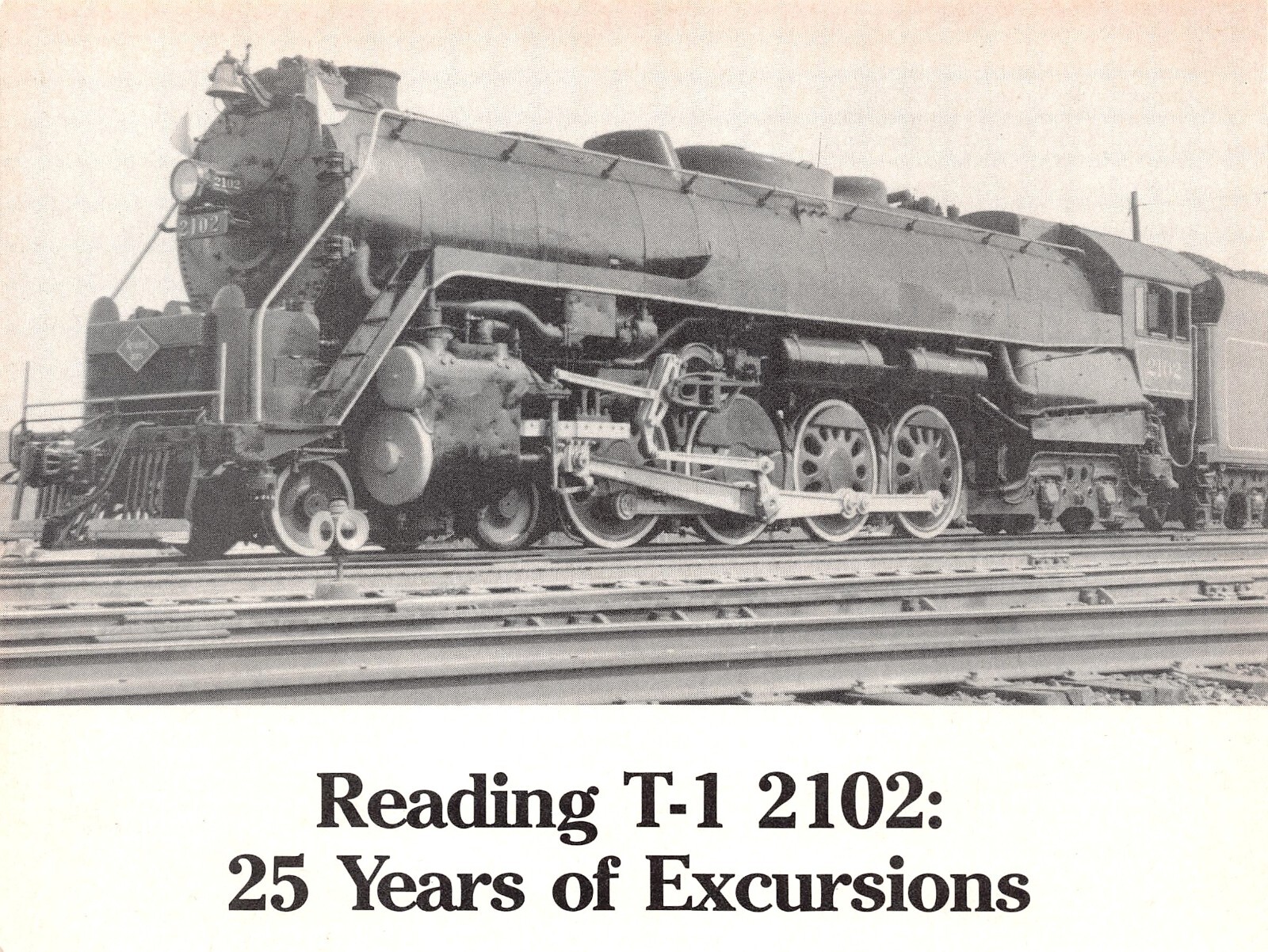 Reading Blue Mountain & Northern Railroad T-1 #2102 Class 4-8-4 Vtg Mag Excerpt Reading Blue Mountain & Northern Railroad T-1 #2102 Class 4-8-4 Vtg Mag Excerpt