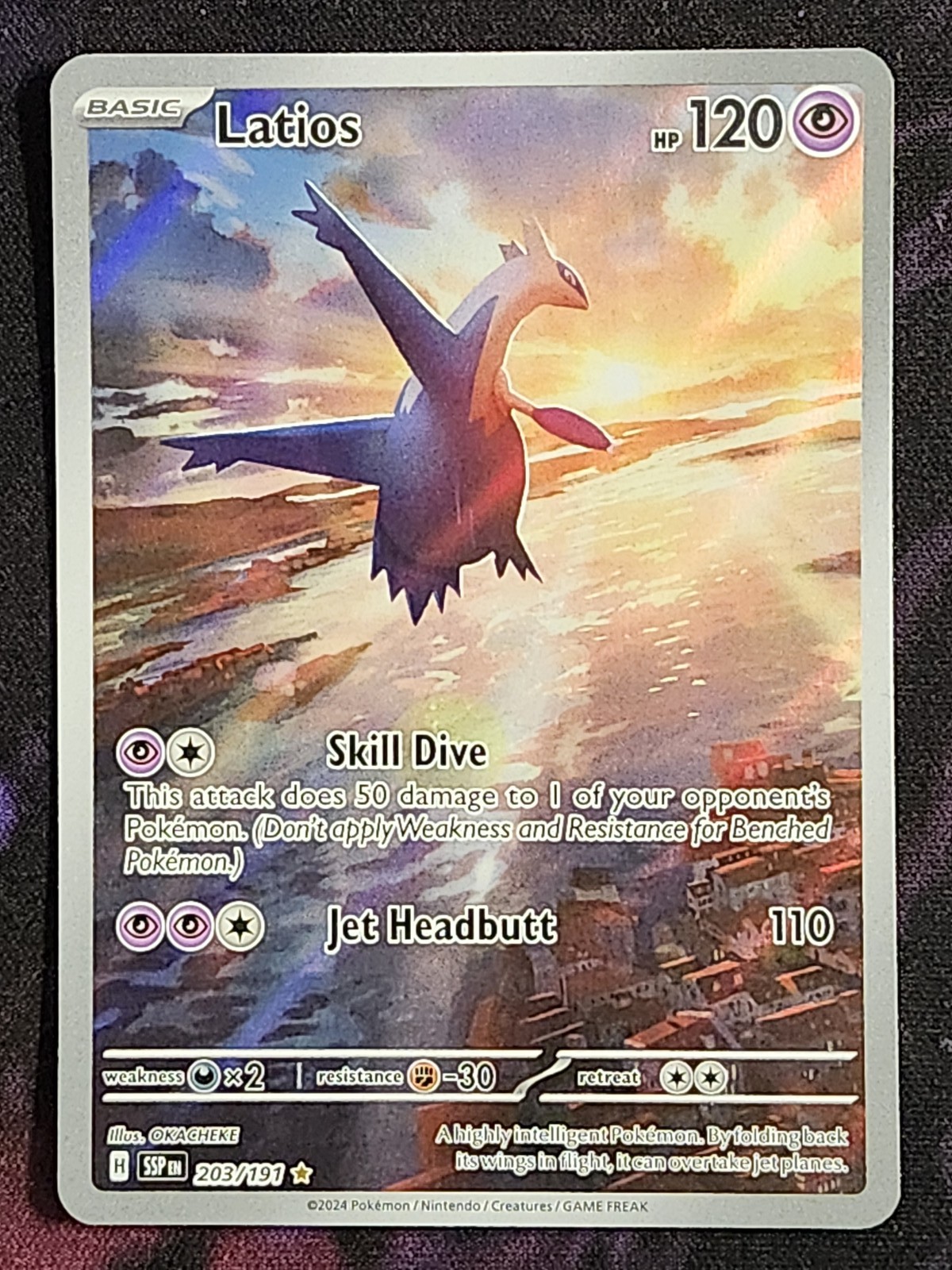 Pokemon Latios 203/191 Surging Sparks SSP Pokemon Latios 203/191 Surging Sparks SSP
