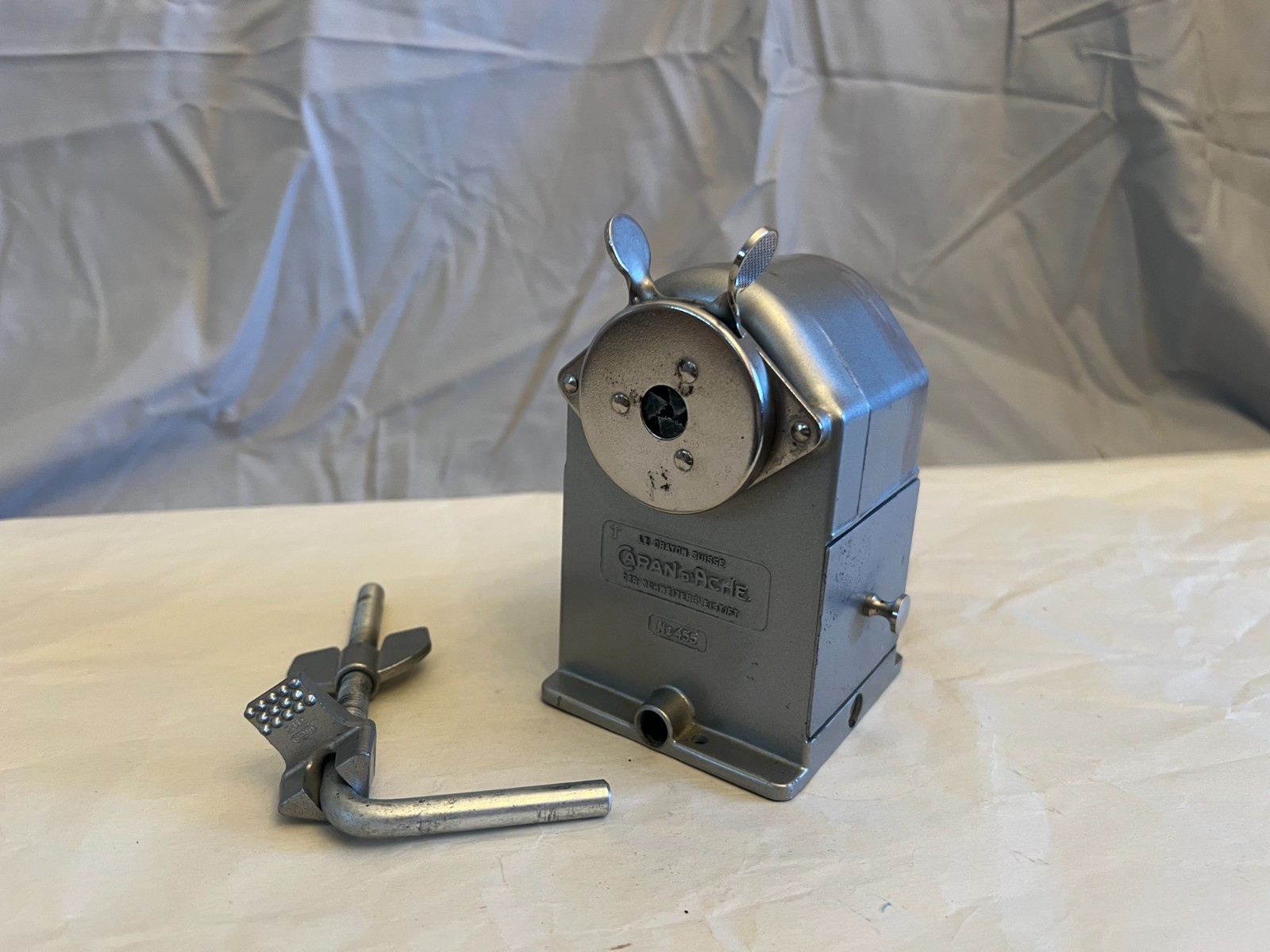 Caran d'Ache Pencil Sharpener Switzerland Vintage Collectible Showa Retro