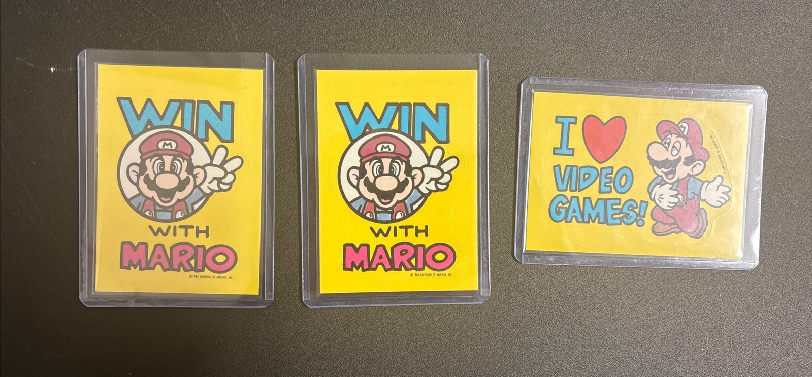 1989 Topps Nintendo Cards Win With Mario And I Love Video Games Mario 1989 Topps Nintendo Cards Win With Mario And I Love Video Games Mario