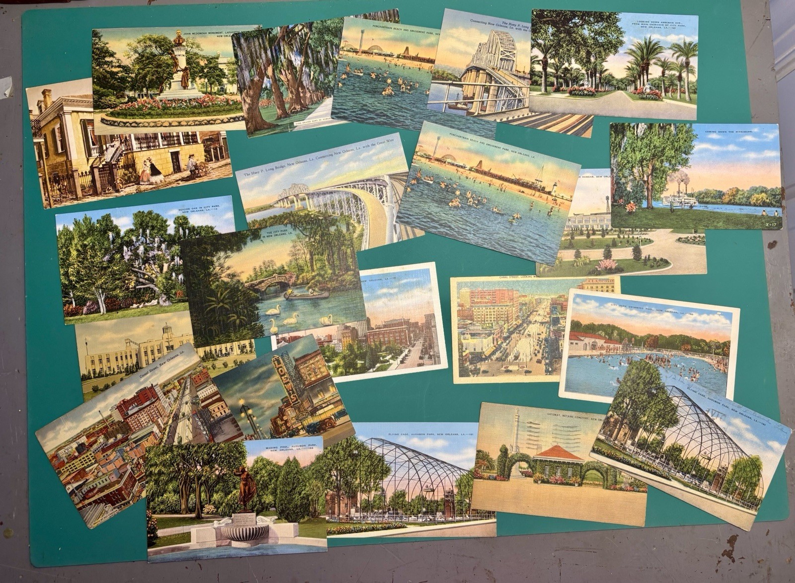 Lot of 22 New Orleans, Louisiana Vintage Postcards Lot of 22 New Orleans, Louisiana Vintage Postcards