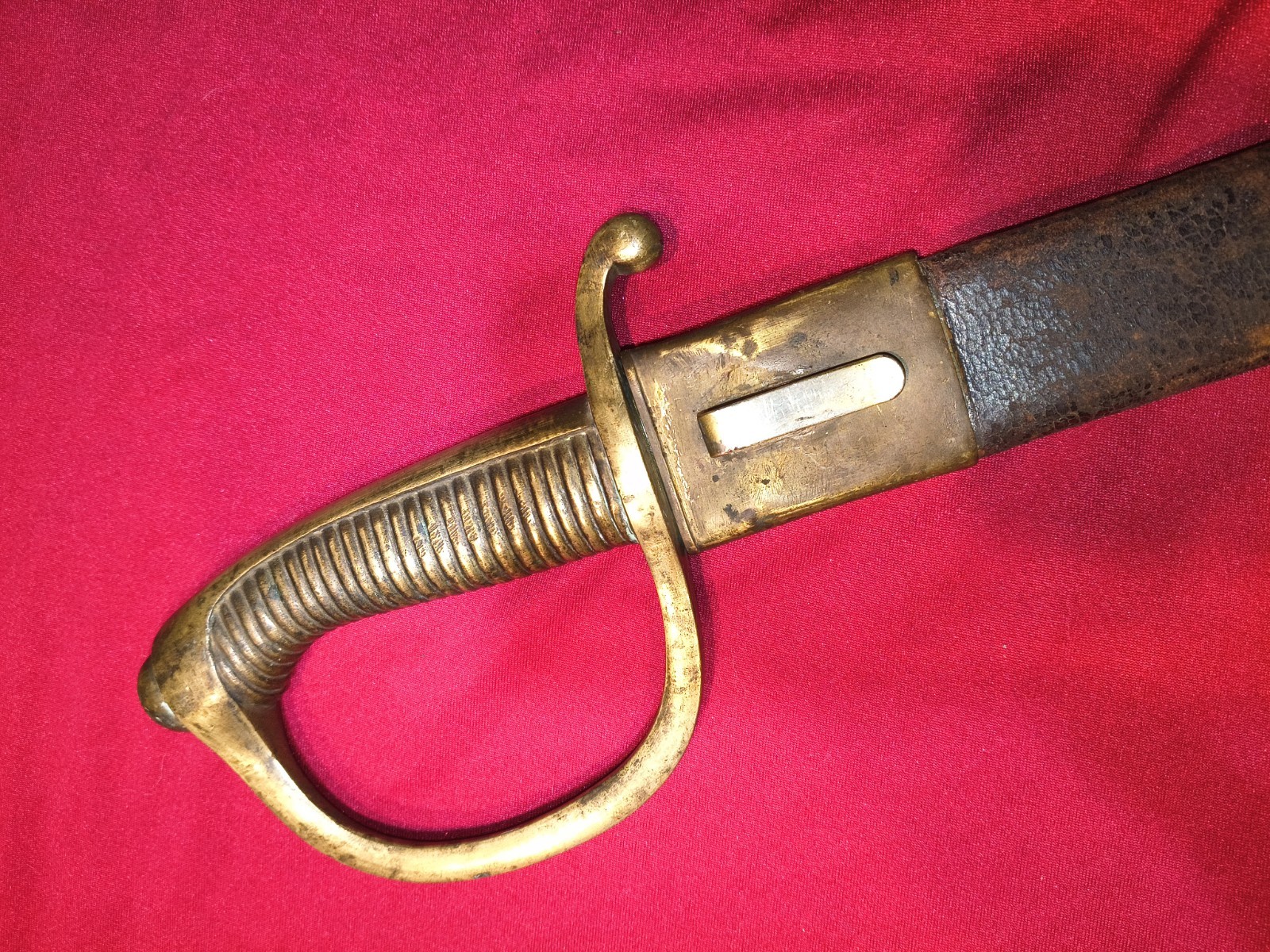 antique Italian French Napoleonic Briquet With Scabbard 19th antique Italian French Napoleonic Briquet With Scabbard 19th