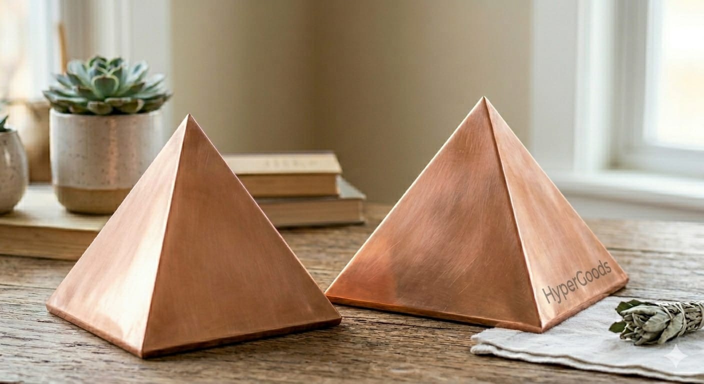 2x Copper Meditation Pyramid For Positive Energy Healing, Peace & Vastu (2 inch) 2x Copper Meditation Pyramid For Positive Energy Healing, Peace & Vastu (2 inch)