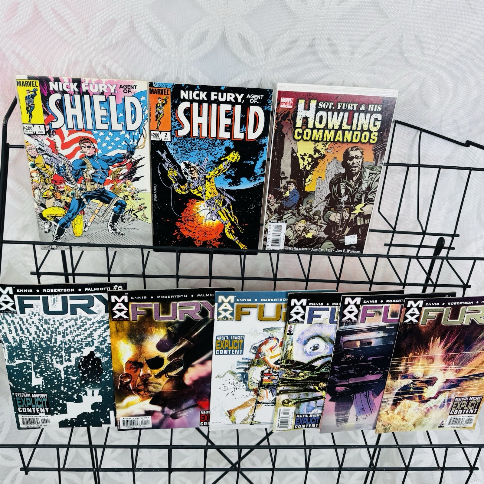 Fury Max 1-6 Nick Fury Special Edition 1-2 & Howling Commandos One Shot Lot Key Fury Max 1-6 Nick Fury Special Edition 1-2 & Howling Commandos One Shot Lot Key