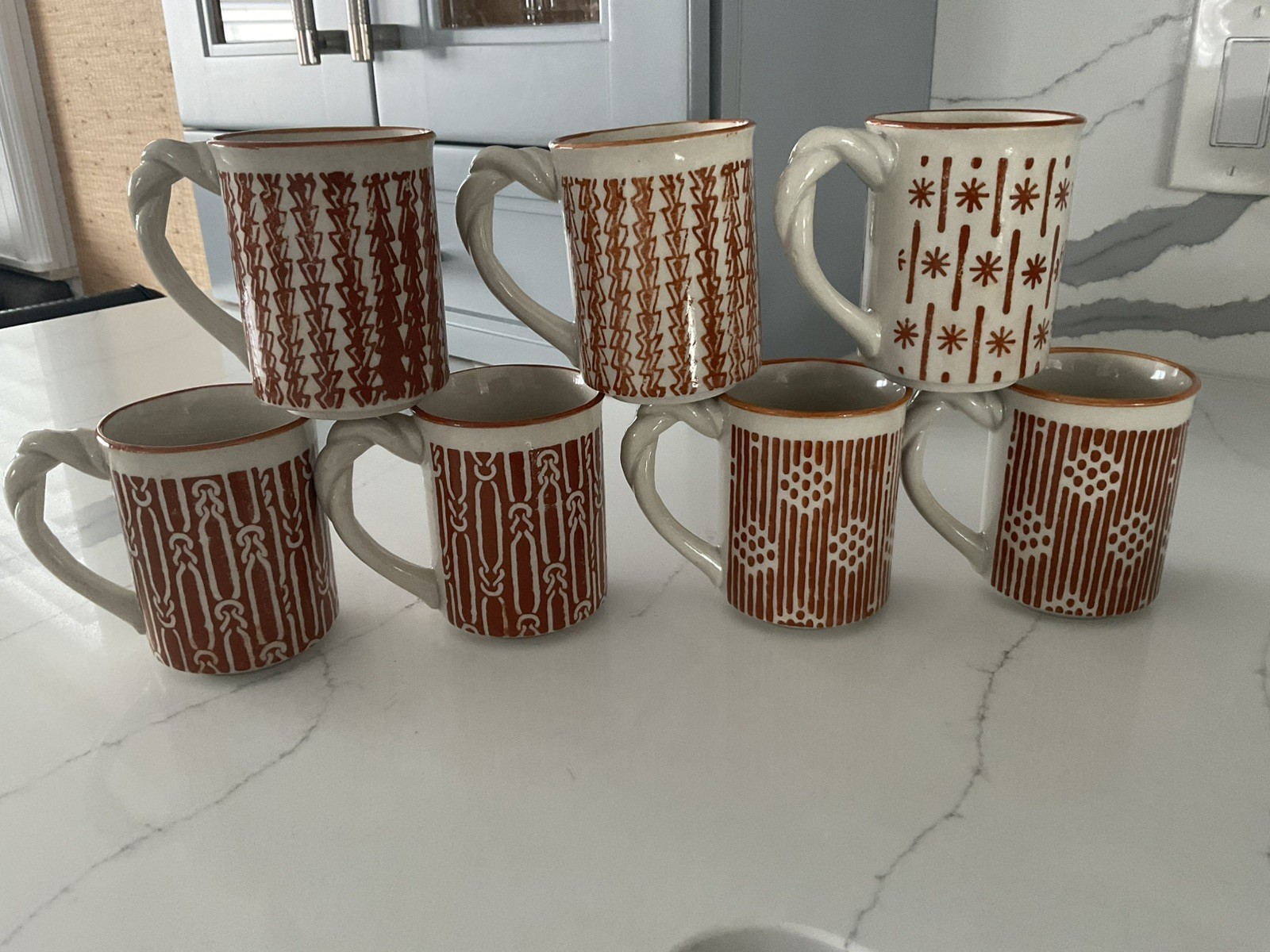 Sigma Samburu Safari Mugs Cups Bedford Stuyvesant - Set of 7 Sigma Samburu Safari Mugs Cups Bedford Stuyvesant - Set of 7