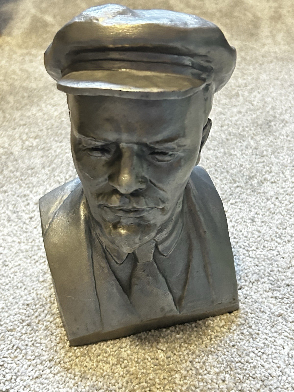 Vintage 1979 Vladimir Lenin Bust Signed N Baganov Soviet USSR Sculpture Vintage 1979 Vladimir Lenin Bust Signed N Baganov Soviet USSR Sculpture