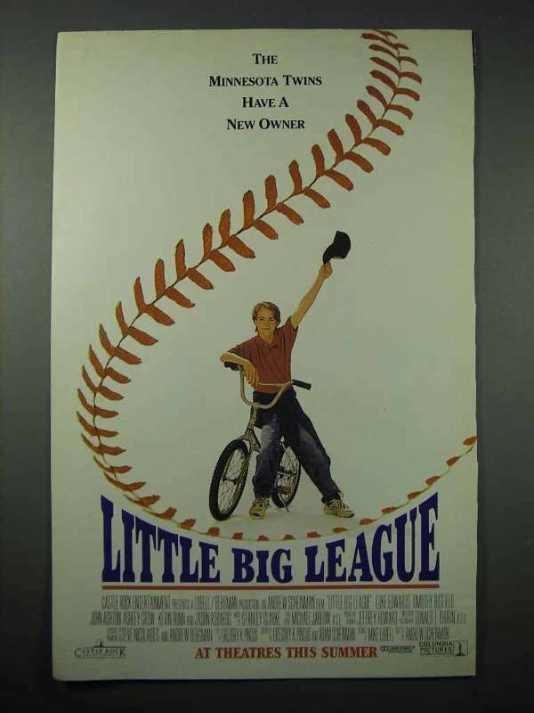 1994 Little Big League Movie Ad - Luke Edwards