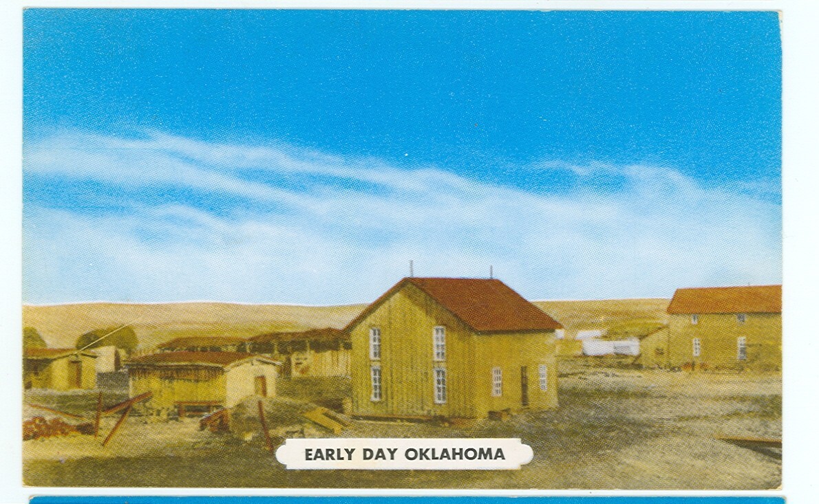 OKLAHOMA CITY,OKLAHOMA-EARLY DAY OKLAHOMA-IN 1889-#22049F--(OK-O#2) OKLAHOMA CITY,OKLAHOMA-EARLY DAY OKLAHOMA-IN 1889-#22049F--(OK-O#2)
