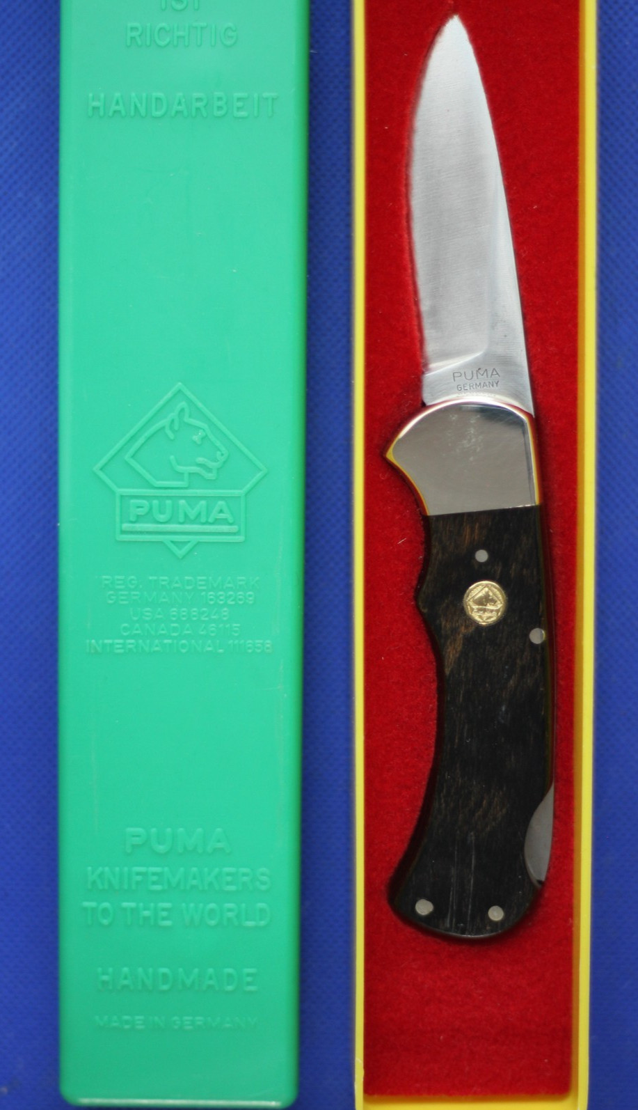 Vintage Puma 4 Star 725, Wood NIB, NOS