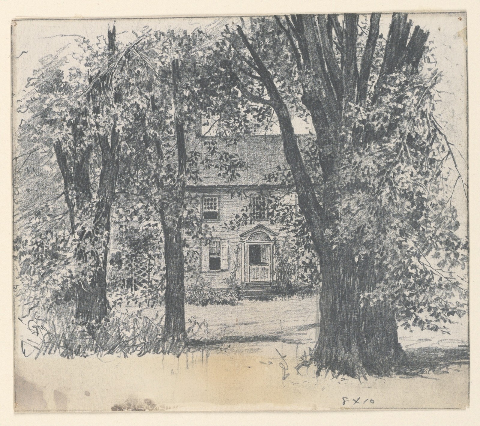 Mary Hallock Foote Point Lookout Vintage 1880s Architecture Photo Reprint Wall A