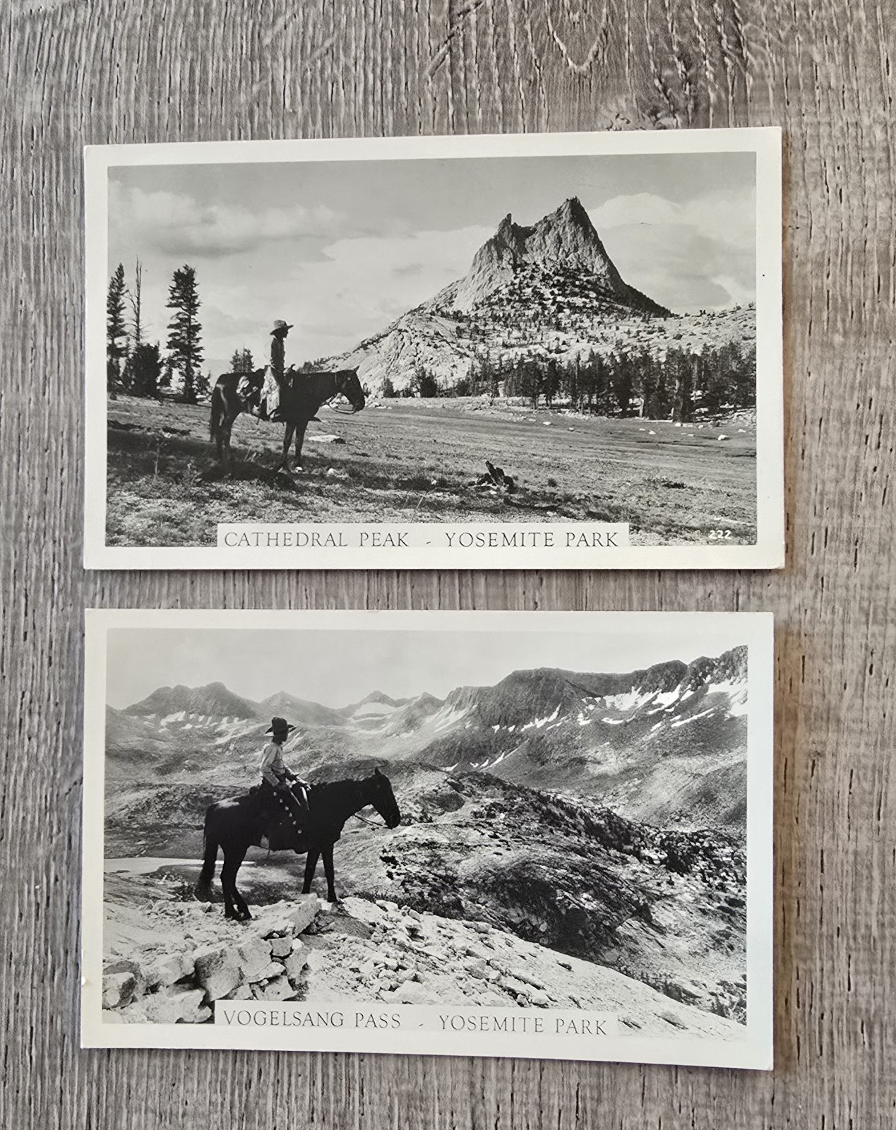 Vintage Photo Post Card Yosemite Park Lot of 2 Vintage Photo Post Card Yosemite Park Lot of 2