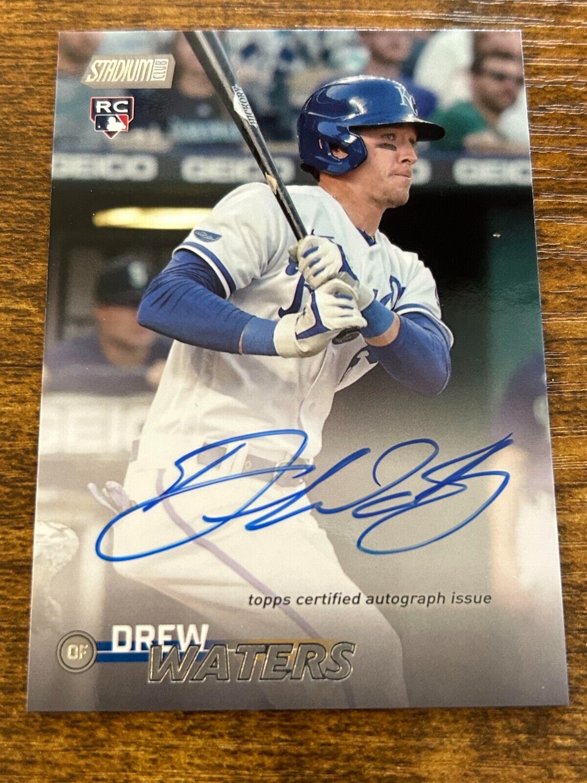 2023 Topps Stadium Club DREW WATERS #SCBA-DW Rookie On Card Auto KC Royals RC