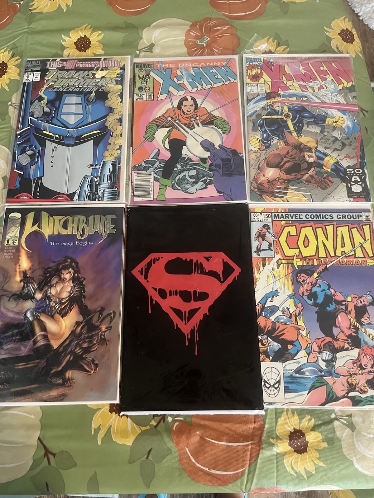 Vintage Comic Book Lot (6)X-Men #1 Uncanny #182 Witchblade, Conan, Transformers Vintage Comic Book Lot (6)X-Men #1 Uncanny #182 Witchblade, Conan, Transformers